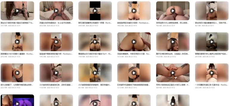 【PIKPAK】p站肥臀博主 bibi fluffy【23v 4.8】