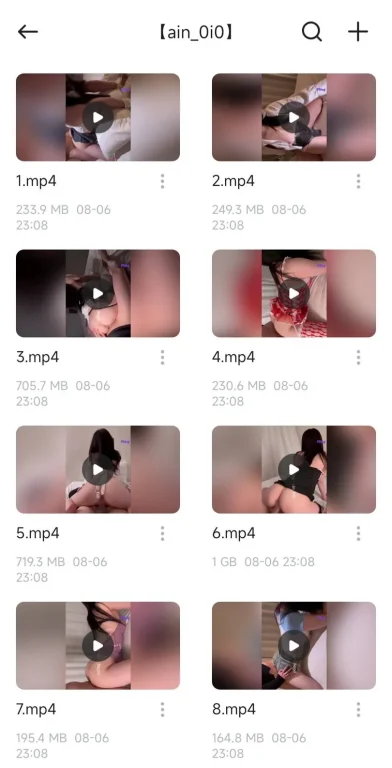 【PIKPAK】【ain_0i0】合集无码性感母狗制服多样有冲击撸点多【24.5G/31V】