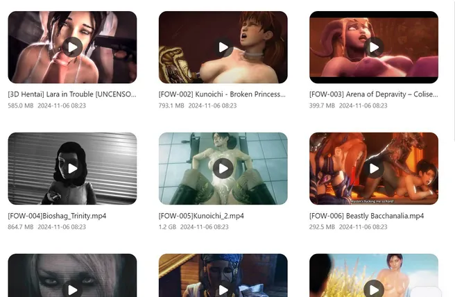 【PIKPAK】3D Studio F.O.W 合集【81GB】