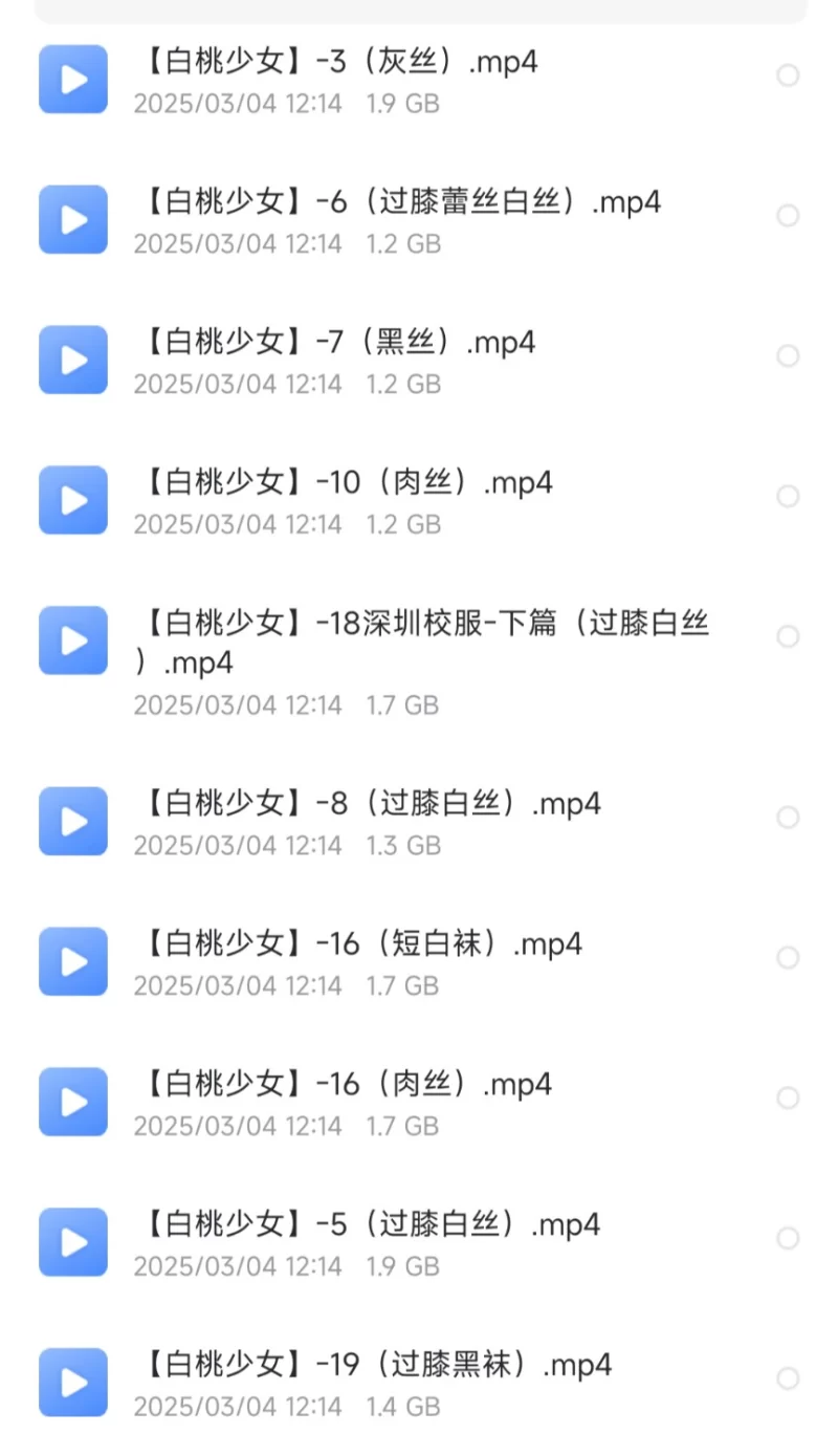 白桃少女 磁力链接 [20V 31G]