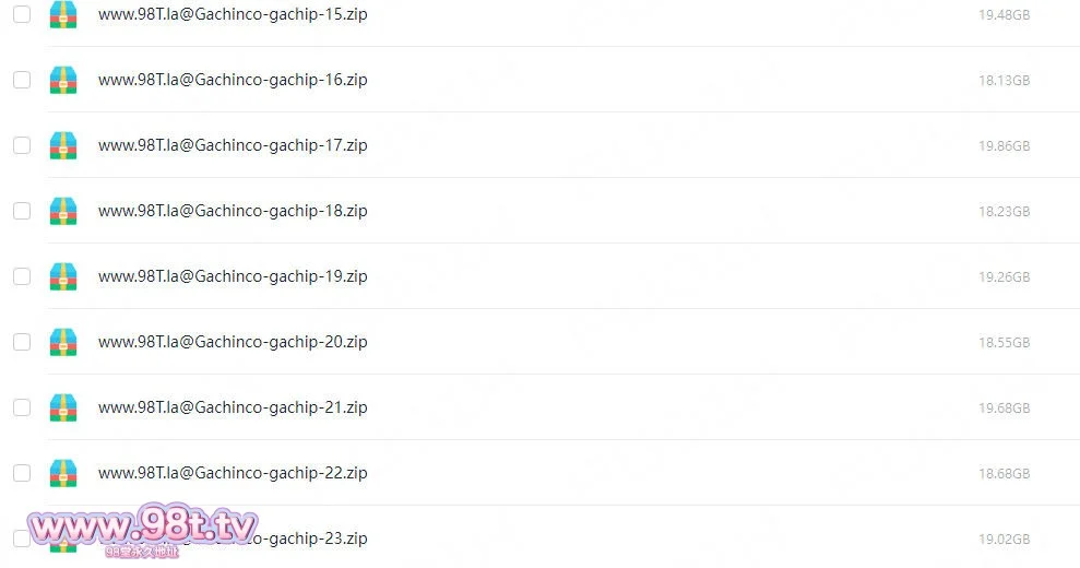 【整理丨原版丨ed2k】「Gachinco ガチん娘」gachip 201-366【168v/291G/16配额】