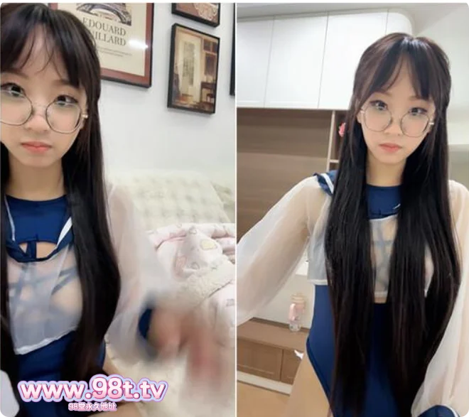 【自转】【115ED2k】极品眼鏡反差婊,青春活力呆萌00后学生妹兼职,日式学生制服誘惑【766M/1V】