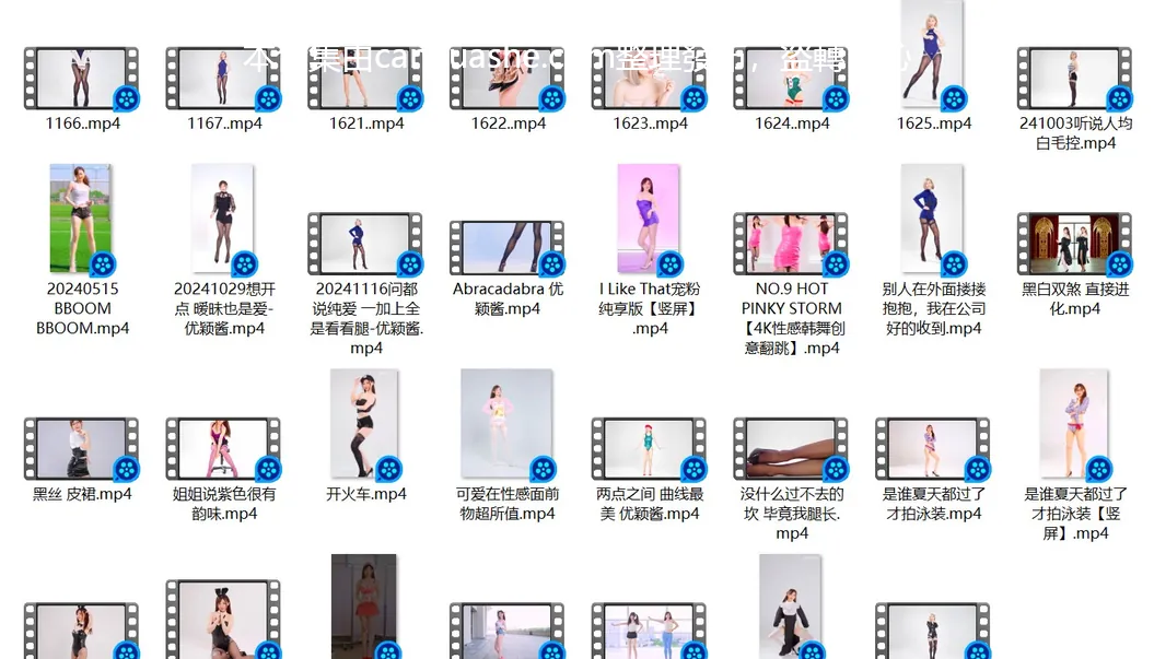 【PK】B站UP主【优颖酱 彻大小姐 丸吞Oio】充电专属视频合集【6G 127V】